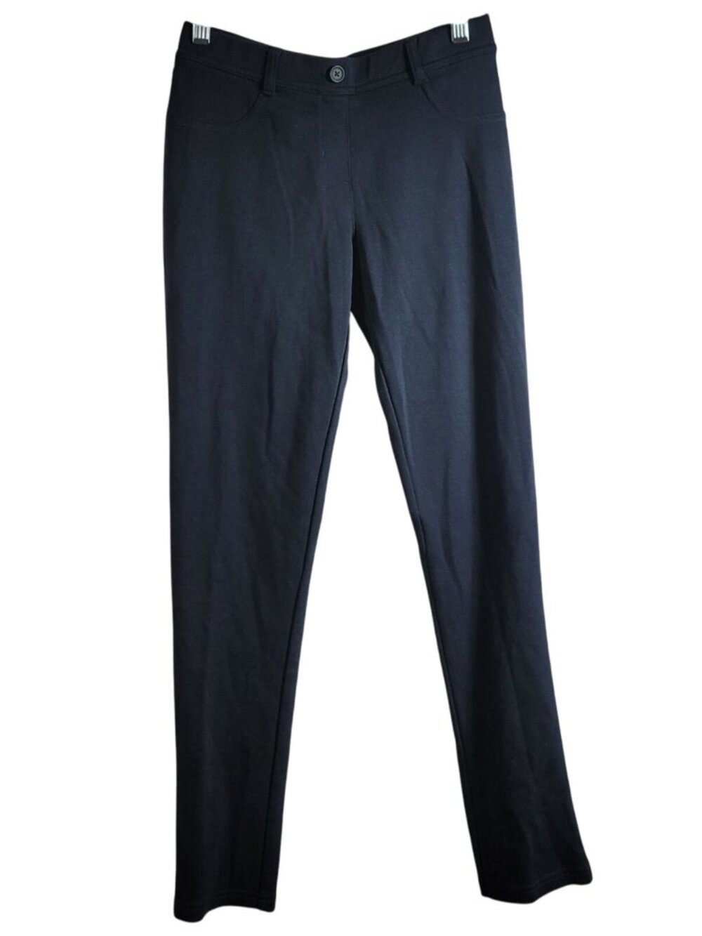 Nautica School Uniform Girls Jeggings Pants Blue SZ 16 Flat Front Pull On Pocket